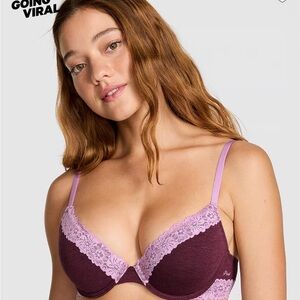 Victoria’s secret Pink LIGHTLY LINED FULL COVERAGE T-SHIRT BRA tzuyu bra